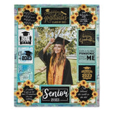 Custom Photo Graduation Blanket - Class of 2023 Gift - Lovscape